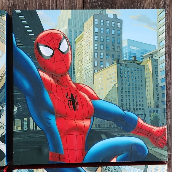 🕷️🖼️ Spider-Man Comic Art Panel Set – 4-Piece Wall Decor – 12”x12” Each Marvel - Picture 4 of 15